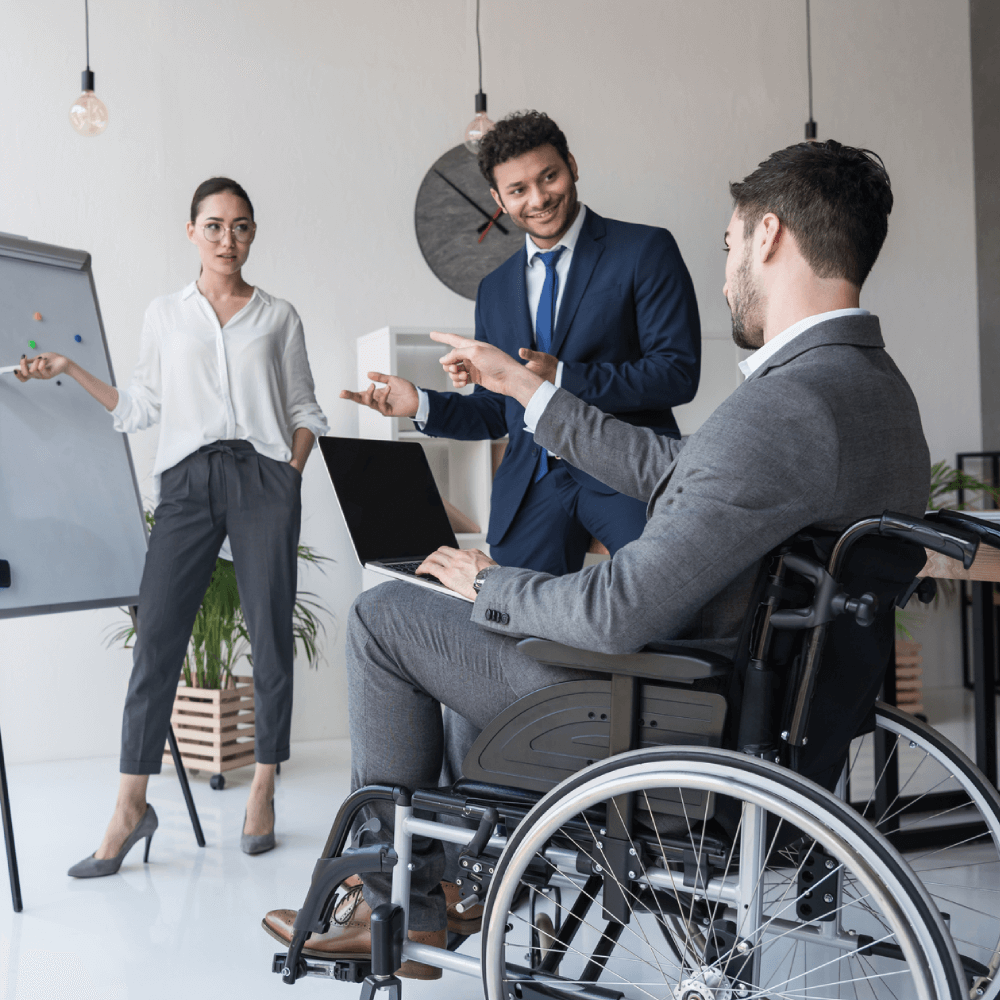 Multicultural Businesspeople Working On New Project Together In Office